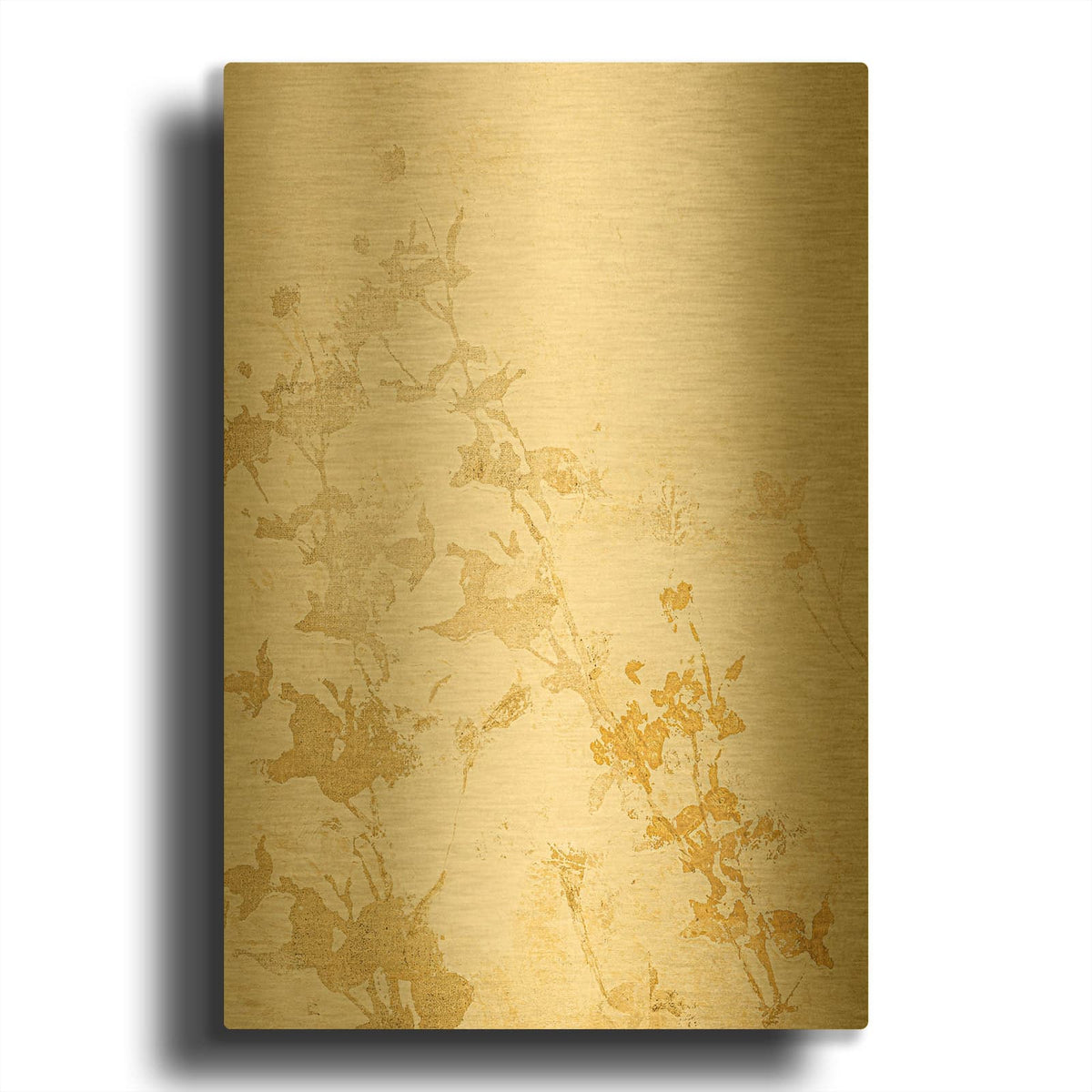 'Pure Nature 1' By Design Fabrikken Gold Metal Wall Art