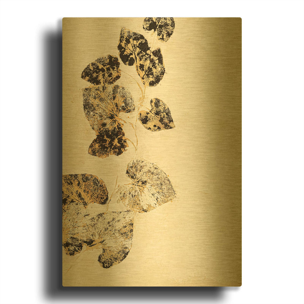 'Pure Nature 2' By Design Fabrikken Gold Metal Wall Art