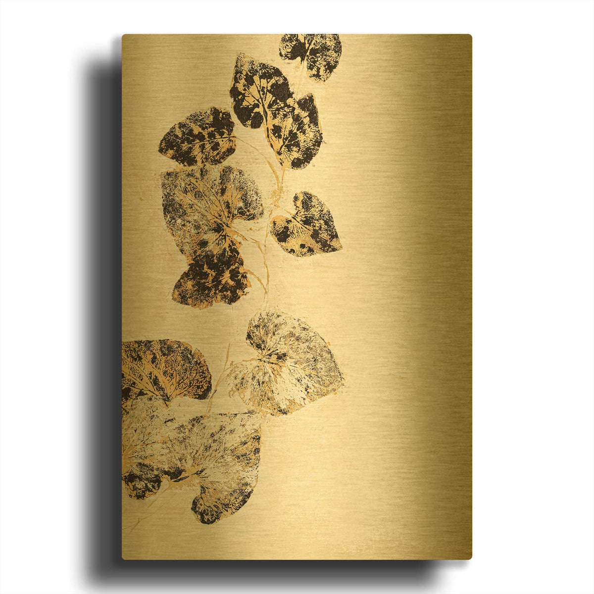 'Pure Nature 2' By Design Fabrikken Gold Metal Wall Art