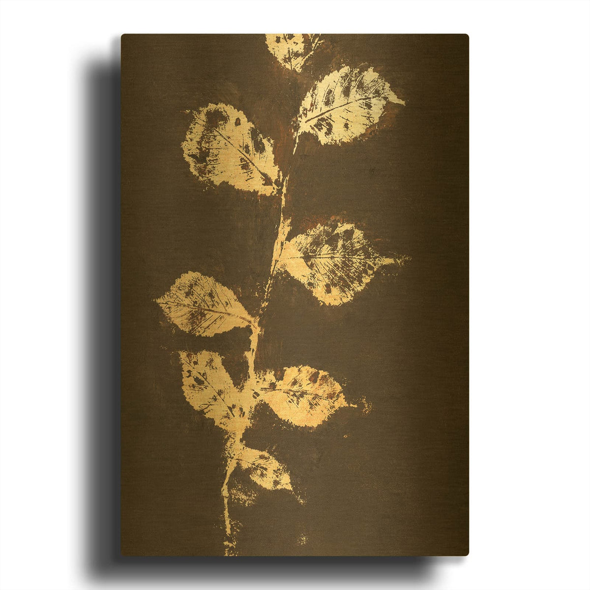 'Pure Nature 4' By Design Fabrikken Gold Metal Wall Art