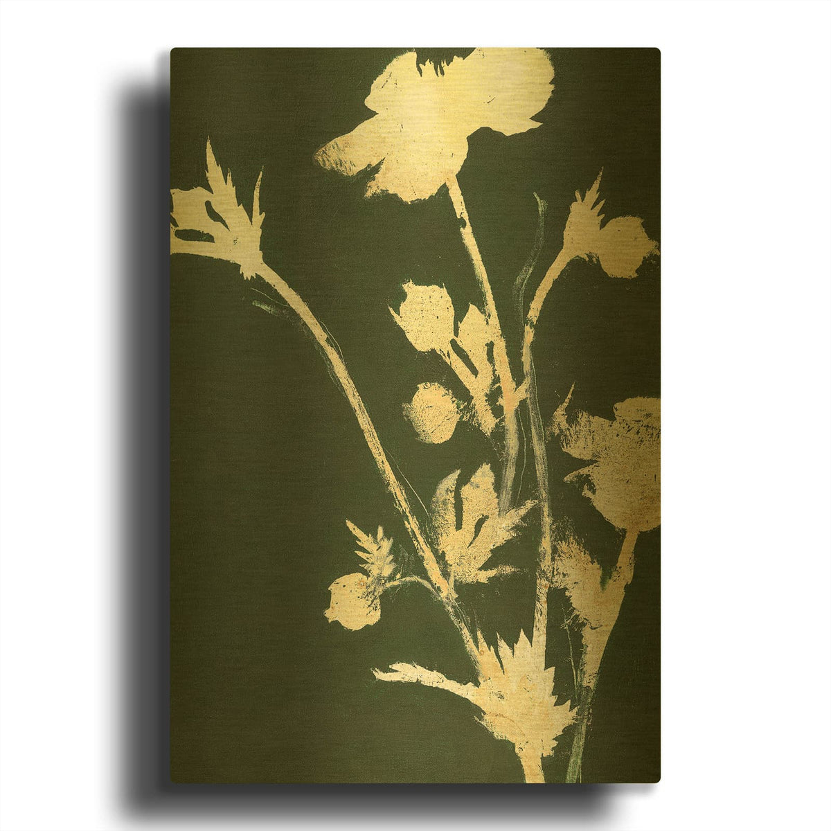 'Pure Nature 6' By Design Fabrikken Gold Metal Wall Art