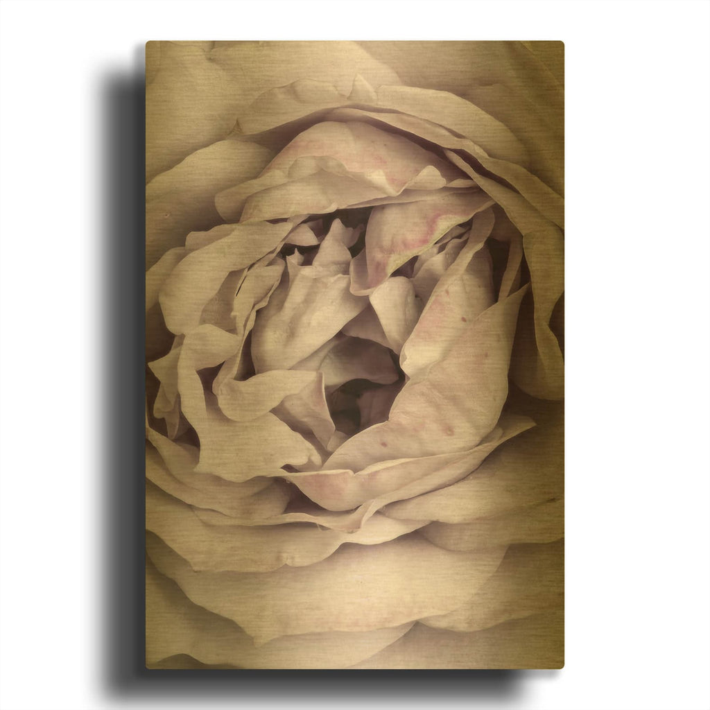 'Rose Heart' By Design Fabrikken Gold Metal Wall Art