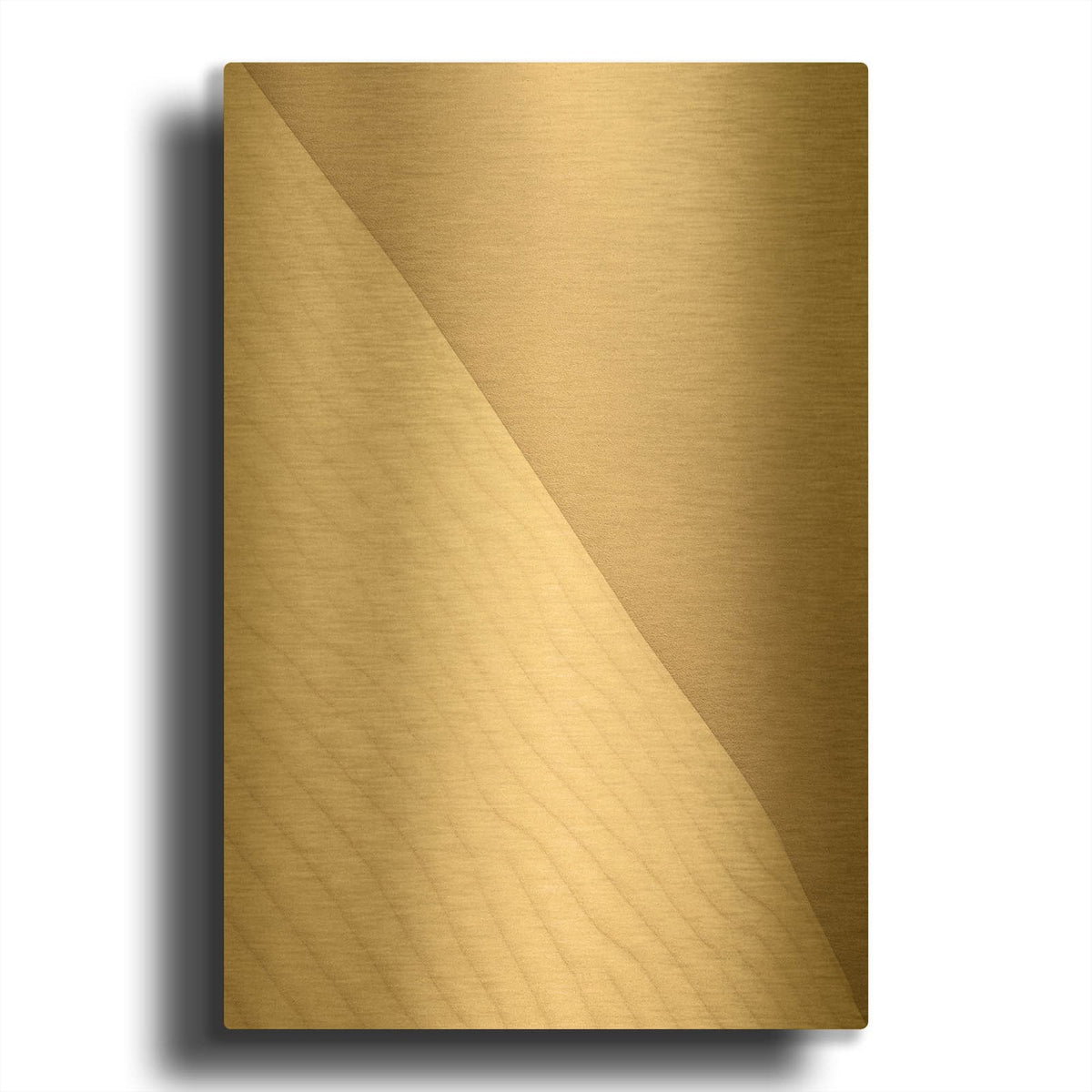 'Sand 2' By Design Fabrikken Gold Metal Wall Art