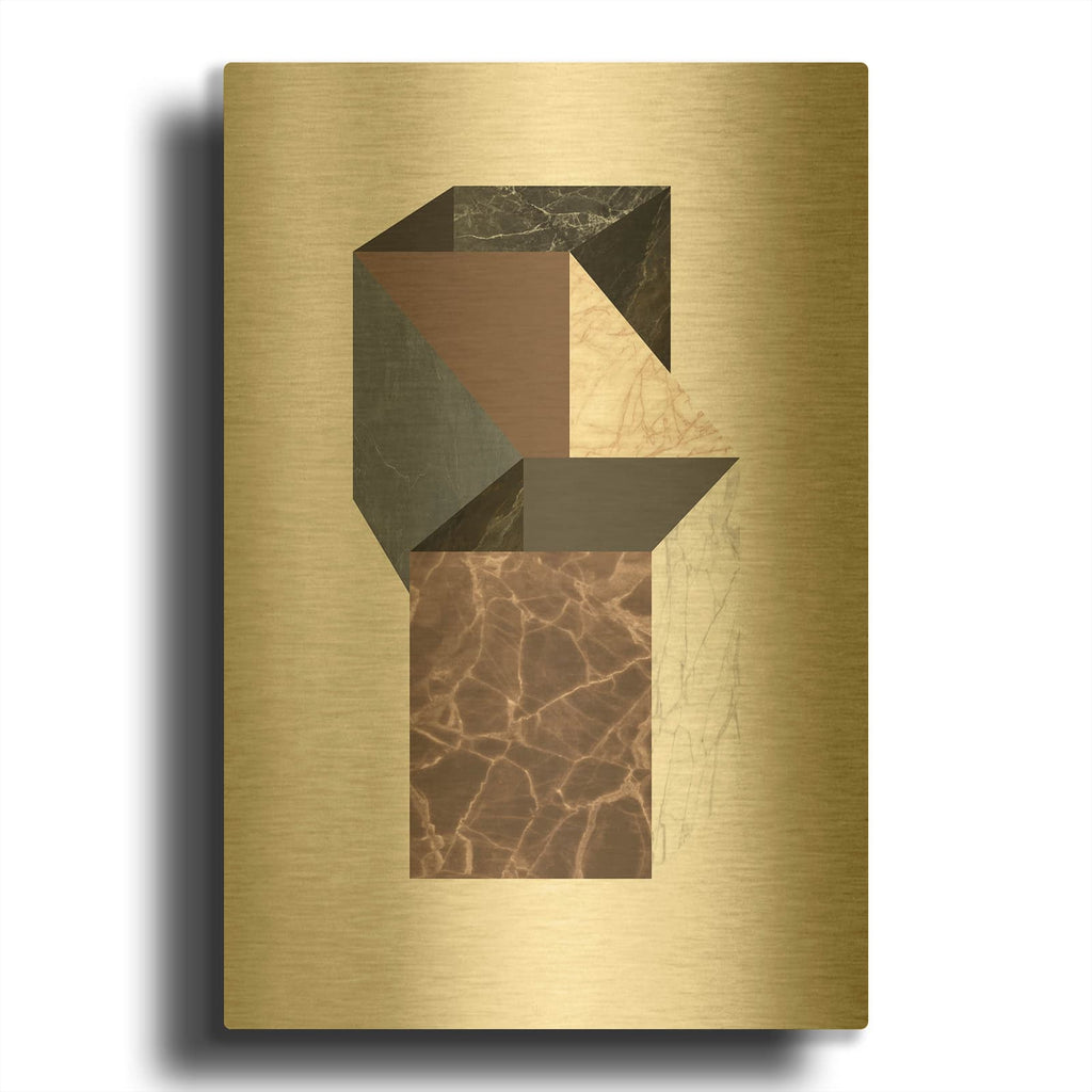'Scene 4' By Design Fabrikken Gold Metal Wall Art