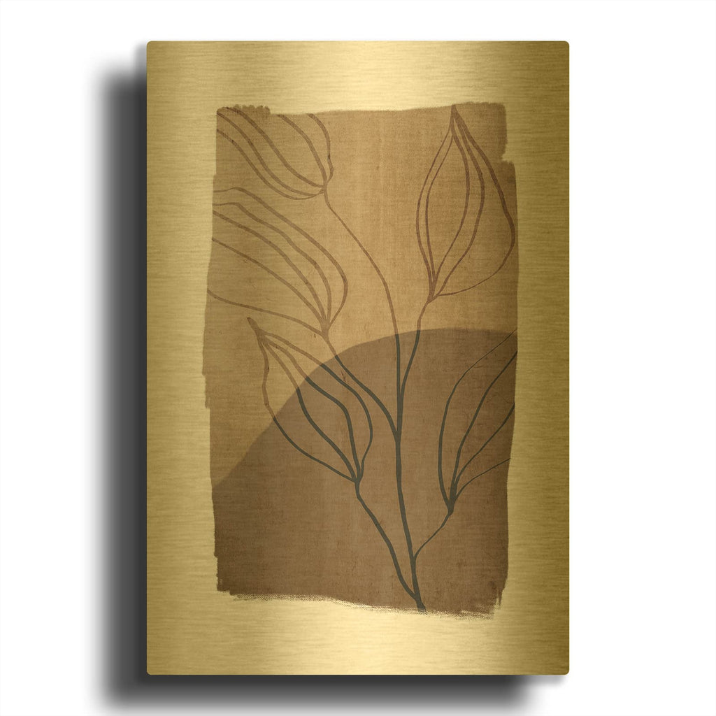 'Simplicity 1' By Design Fabrikken Gold Metal Wall Art