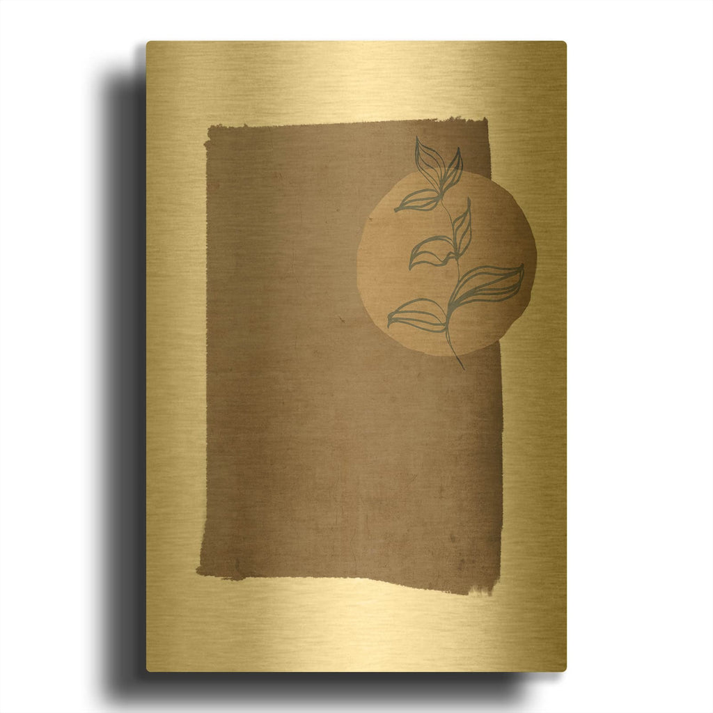 'Simplicity 3' By Design Fabrikken Gold Metal Wall Art