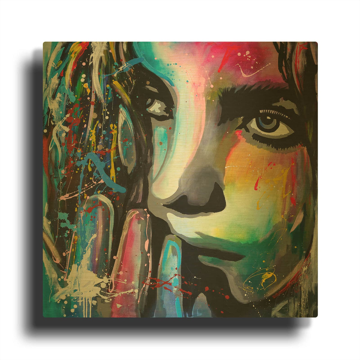 'Soon 2' By Design Fabrikken Gold Metal Wall Art