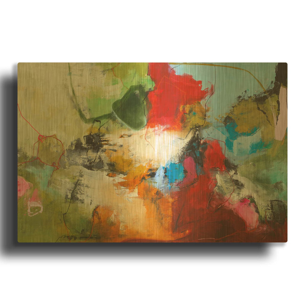'Tango 1 MF952-0692' By Design Fabrikken Gold Metal Wall Art