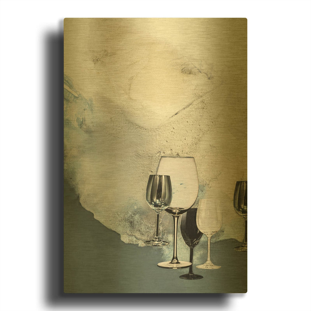 'The Art of Taste 1 MF969-2055' By Design Fabrikken Gold Metal Wall Art