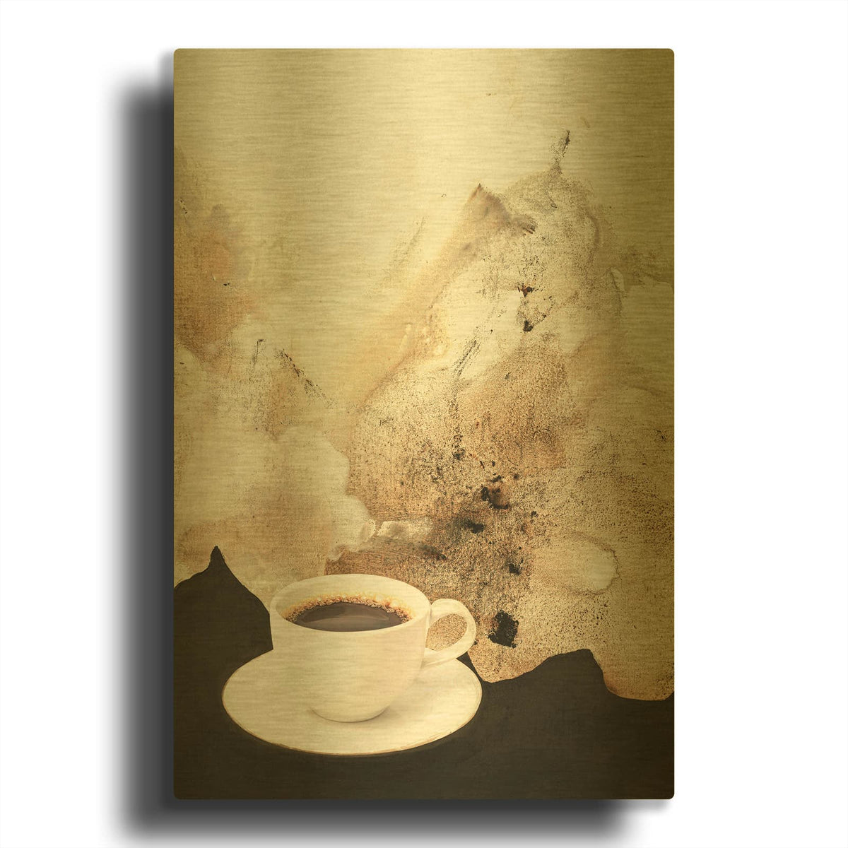 'The Art of Taste 2 MF969-2056' By Design Fabrikken Gold Metal Wall Art