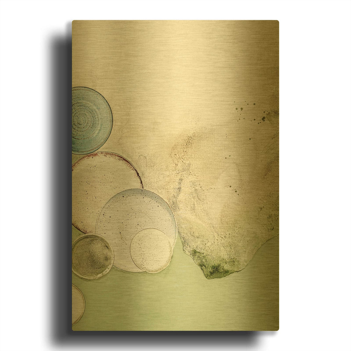 'The Art of Taste 4 MF969-2058' By Design Fabrikken Gold Metal Wall Art