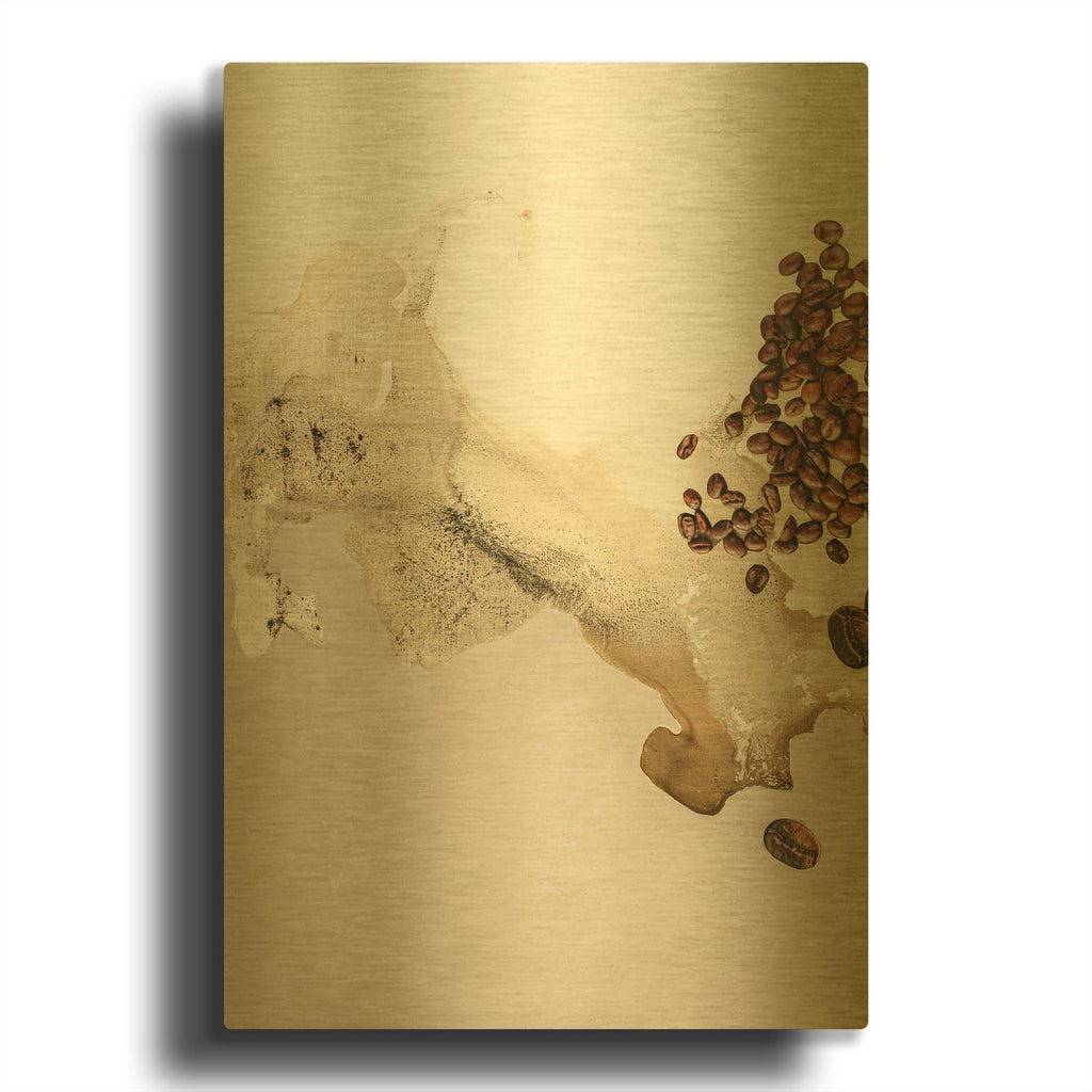 'The Art of Taste 7 MF969-2061' By Design Fabrikken Gold Metal Wall Art