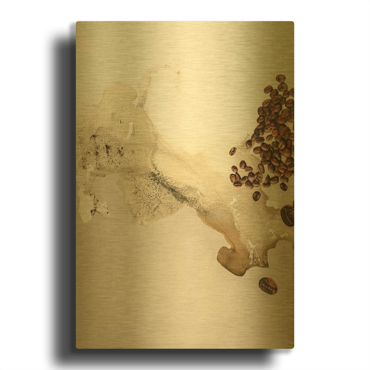 'The Art of Taste 7 MF969-2061' By Design Fabrikken Gold Metal Wall Art