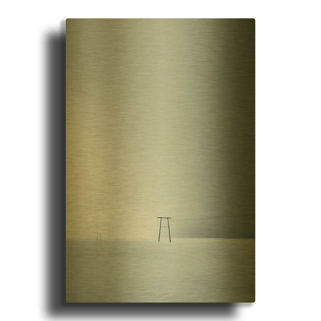 'The Connection MF969-1230' By Design Fabrikken Gold Metal Wall Art