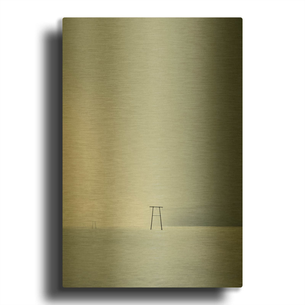 'The Connection MF969-1230' By Design Fabrikken Gold Metal Wall Art