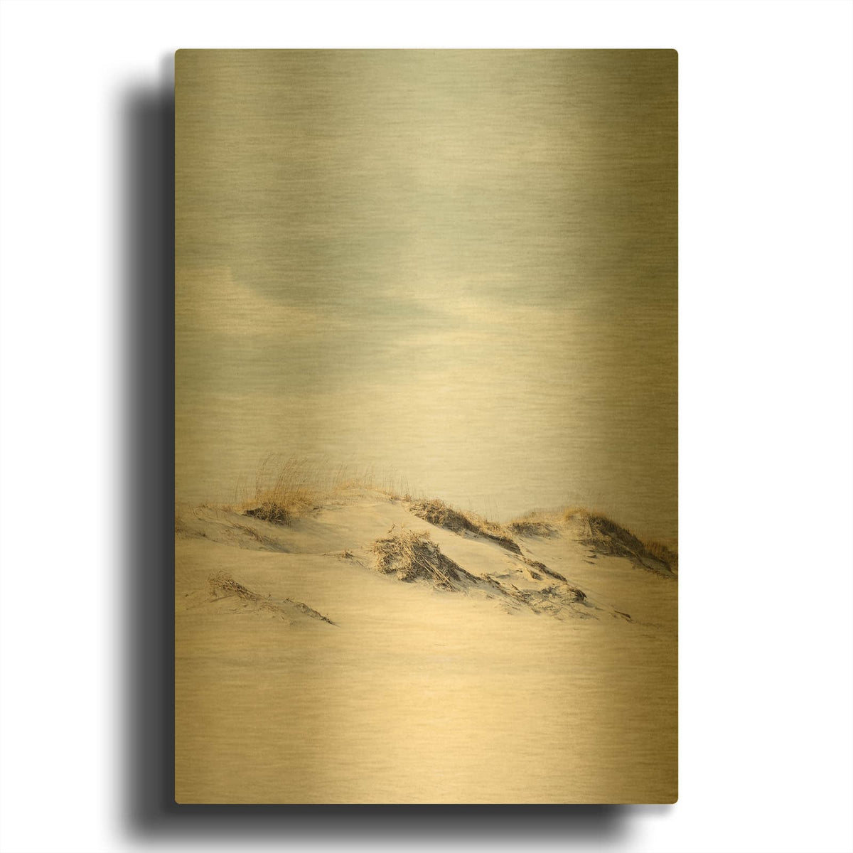 'The Days MF969-0961' By Design Fabrikken Gold Metal Wall Art