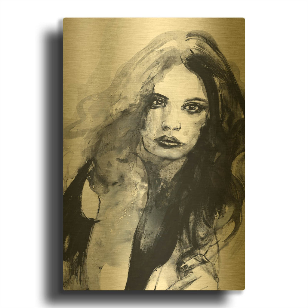 'The Feeling MF969-2143' By Design Fabrikken Gold Metal Wall Art