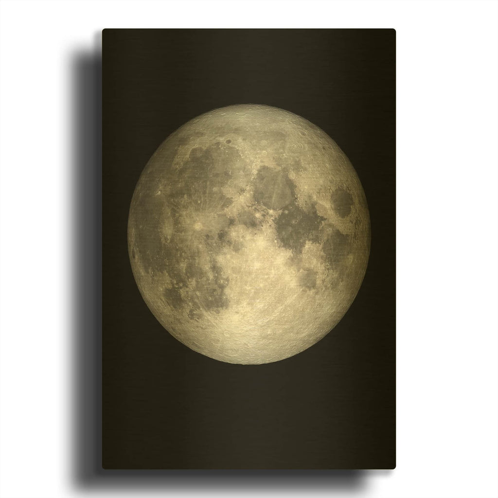 'The Moon MF969-1067' By Design Fabrikken Gold Metal Wall Art
