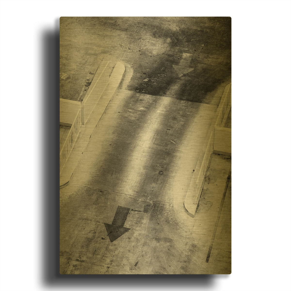 'The Passing MF969-1149' By Design Fabrikken Gold Metal Wall Art
