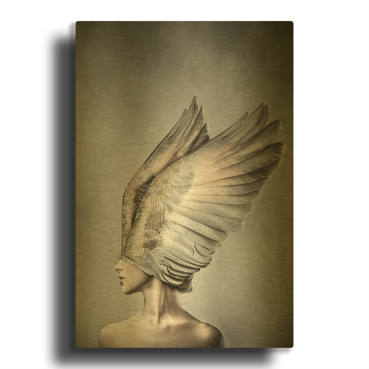 'Thea MF969-1449' By Design Fabrikken Gold Metal Wall Art