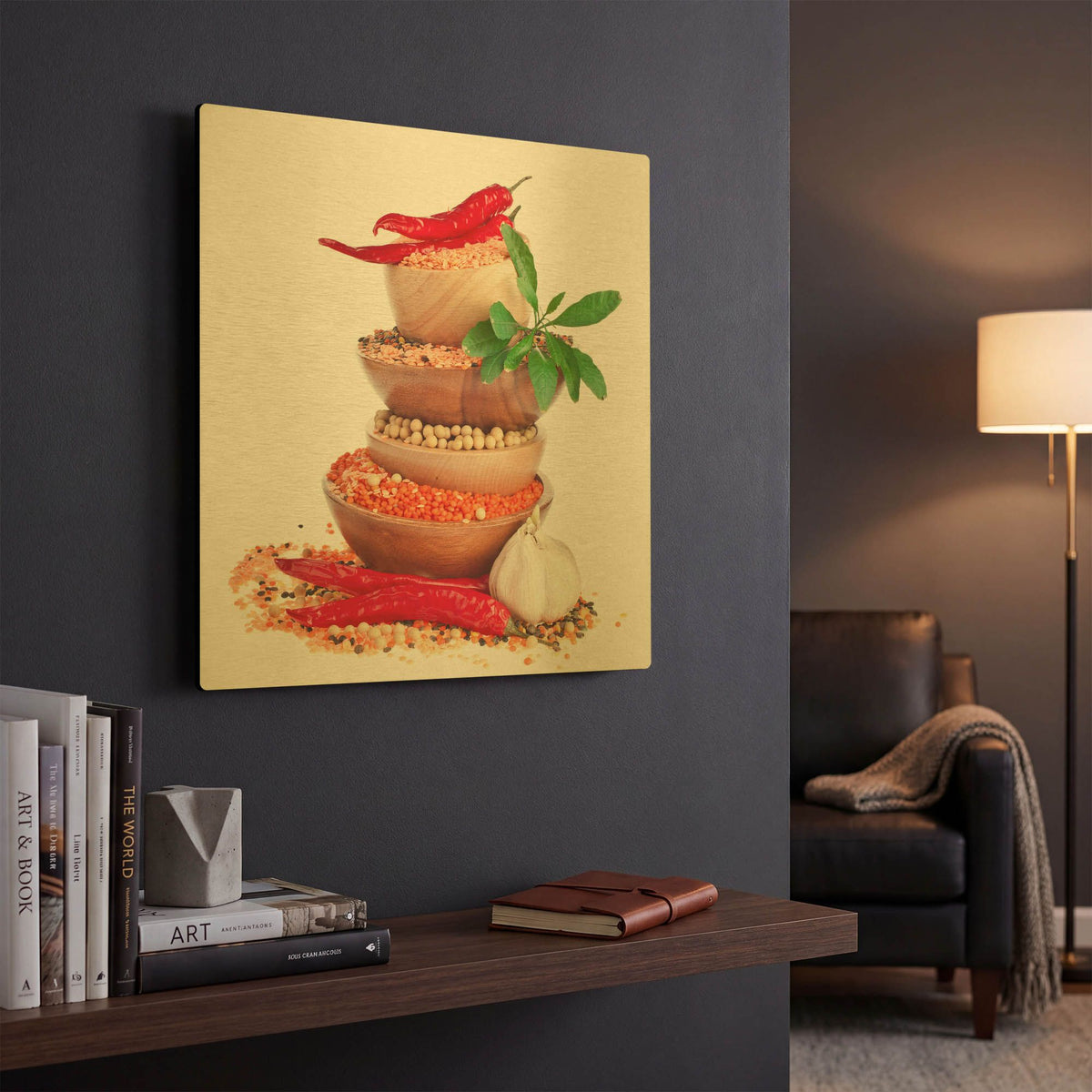 'Spice of Life,' By LUXE Gold Metal Wall Art