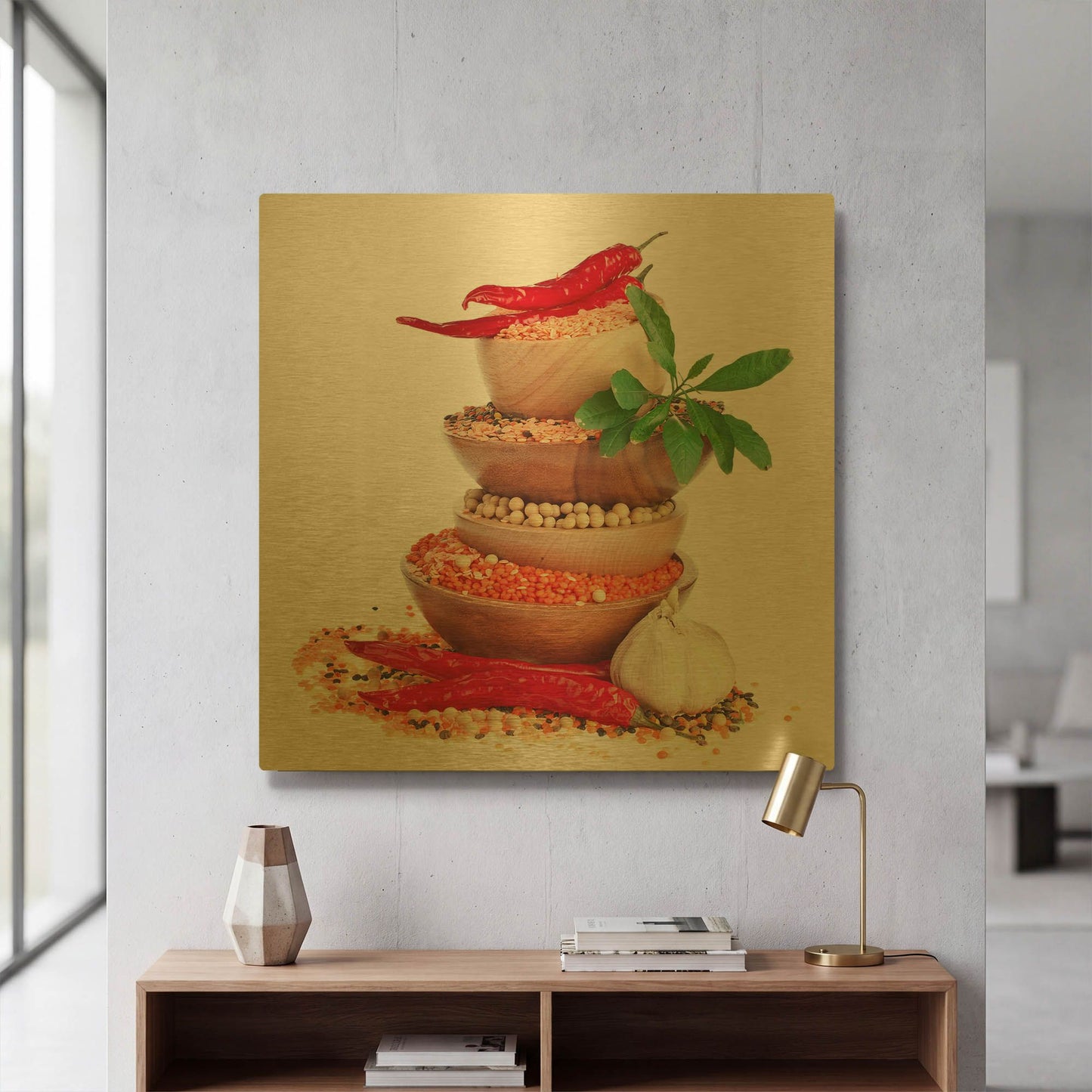 'Spice of Life,' By LUXE Gold Metal Wall Art