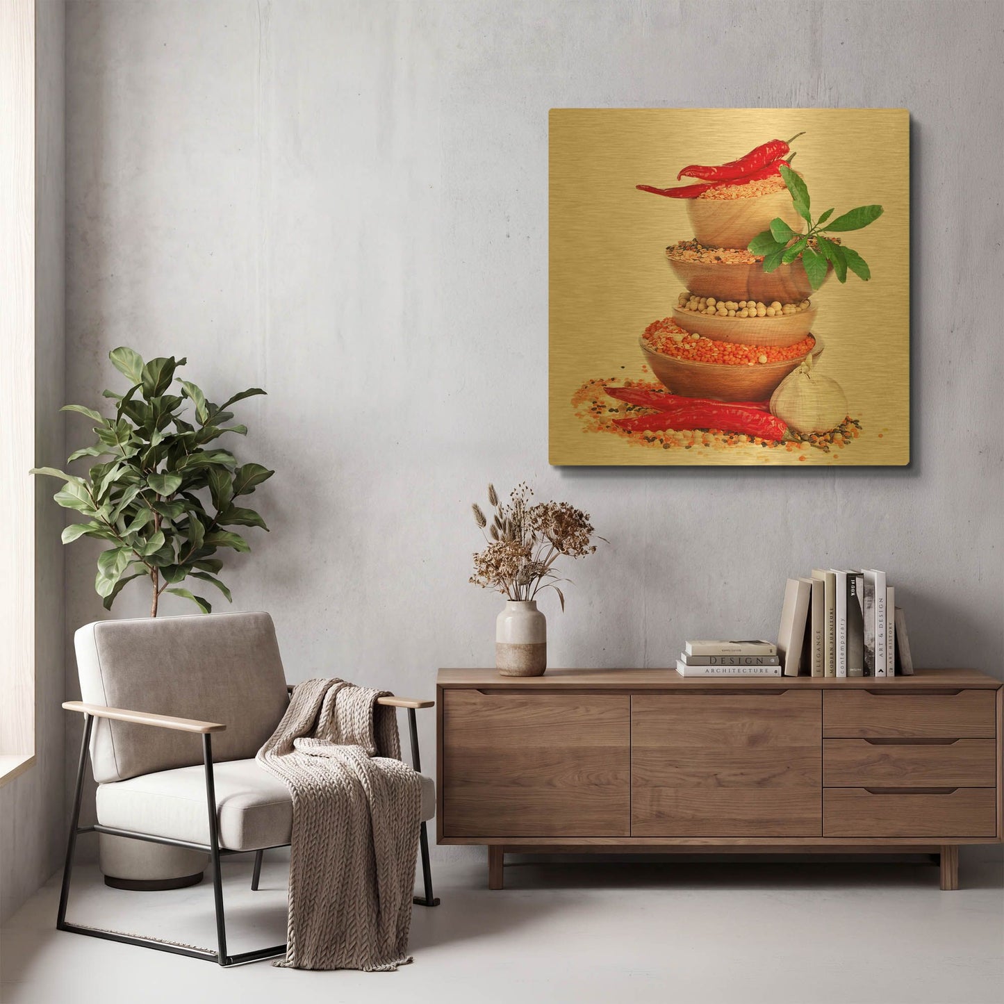 'Spice of Life,' By LUXE Gold Metal Wall Art