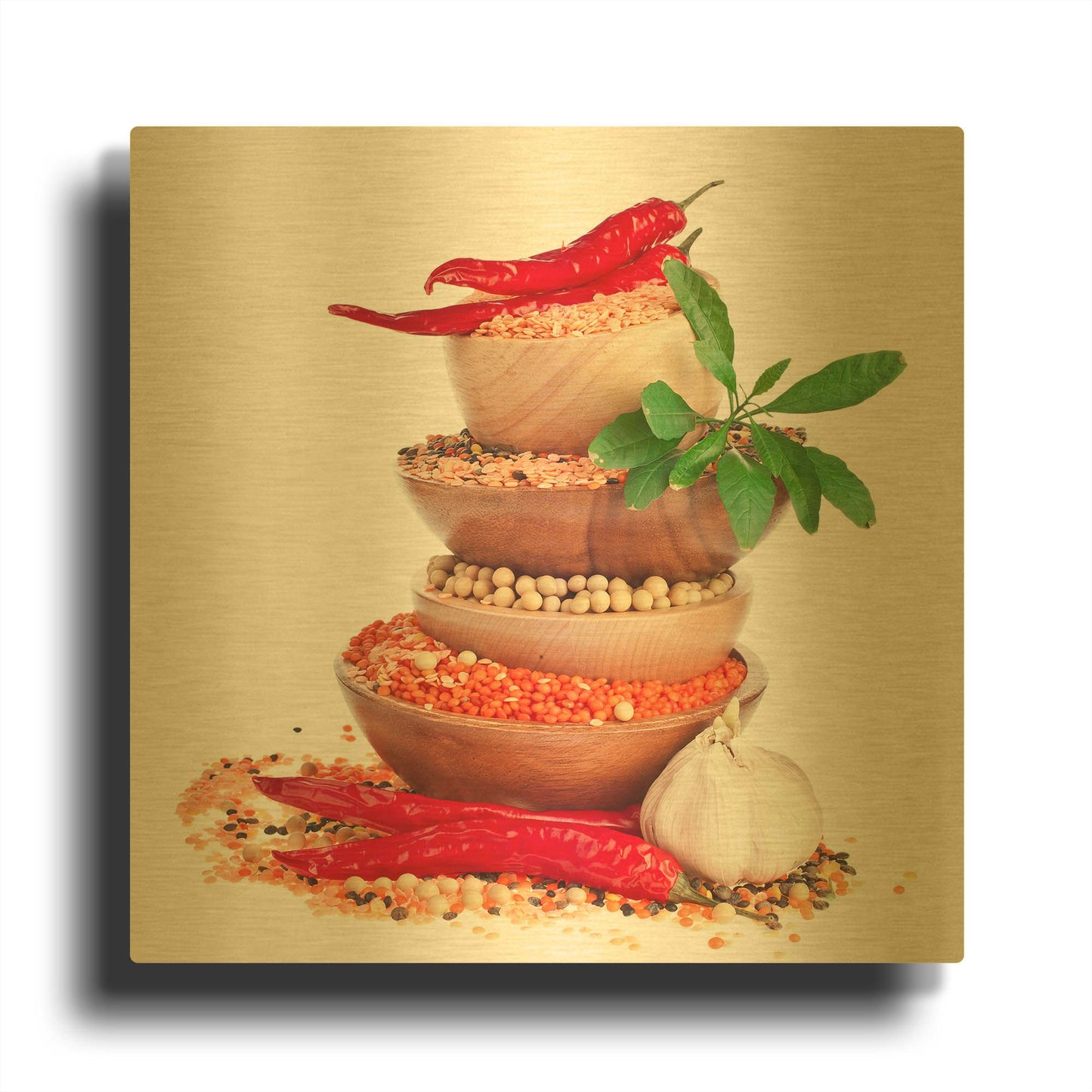 'Spice of Life,' By LUXE Gold Metal Wall Art