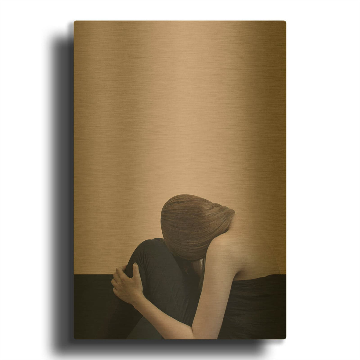 'Tour MF969-1244' By Design Fabrikken Gold Metal Wall Art