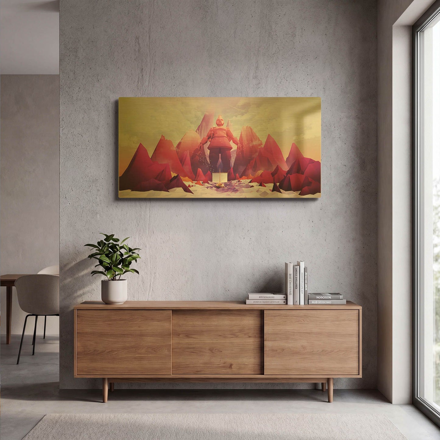'Talos' By Jonathan Lam Gold Metal Wall Art