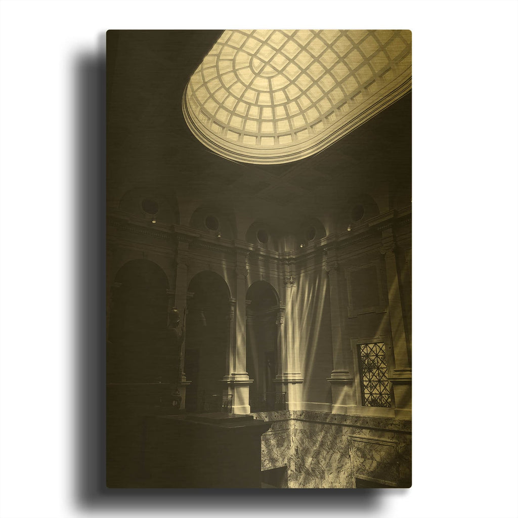 'Window Light MF969-1069' By Design Fabrikken Gold Metal Wall Art