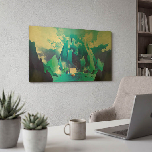 'Triton' By Jonathan Lam Gold Metal Wall Art