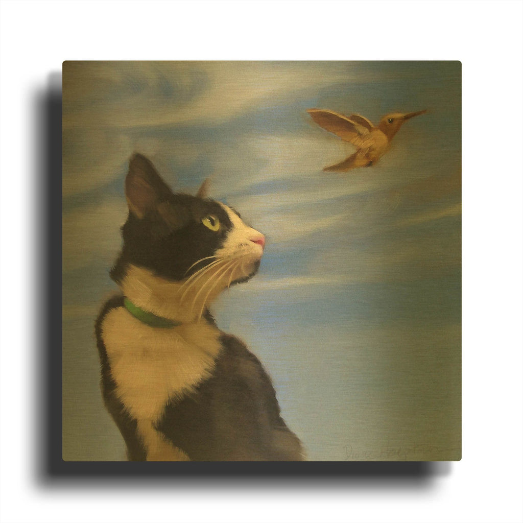 'Fly Away' By Diane Hoeptner Gold Metal Wall Art