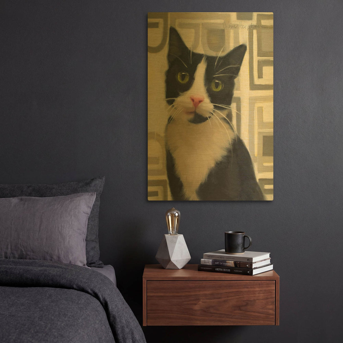'I’m Listening' By Diane Hoeptner Gold Metal Wall Art