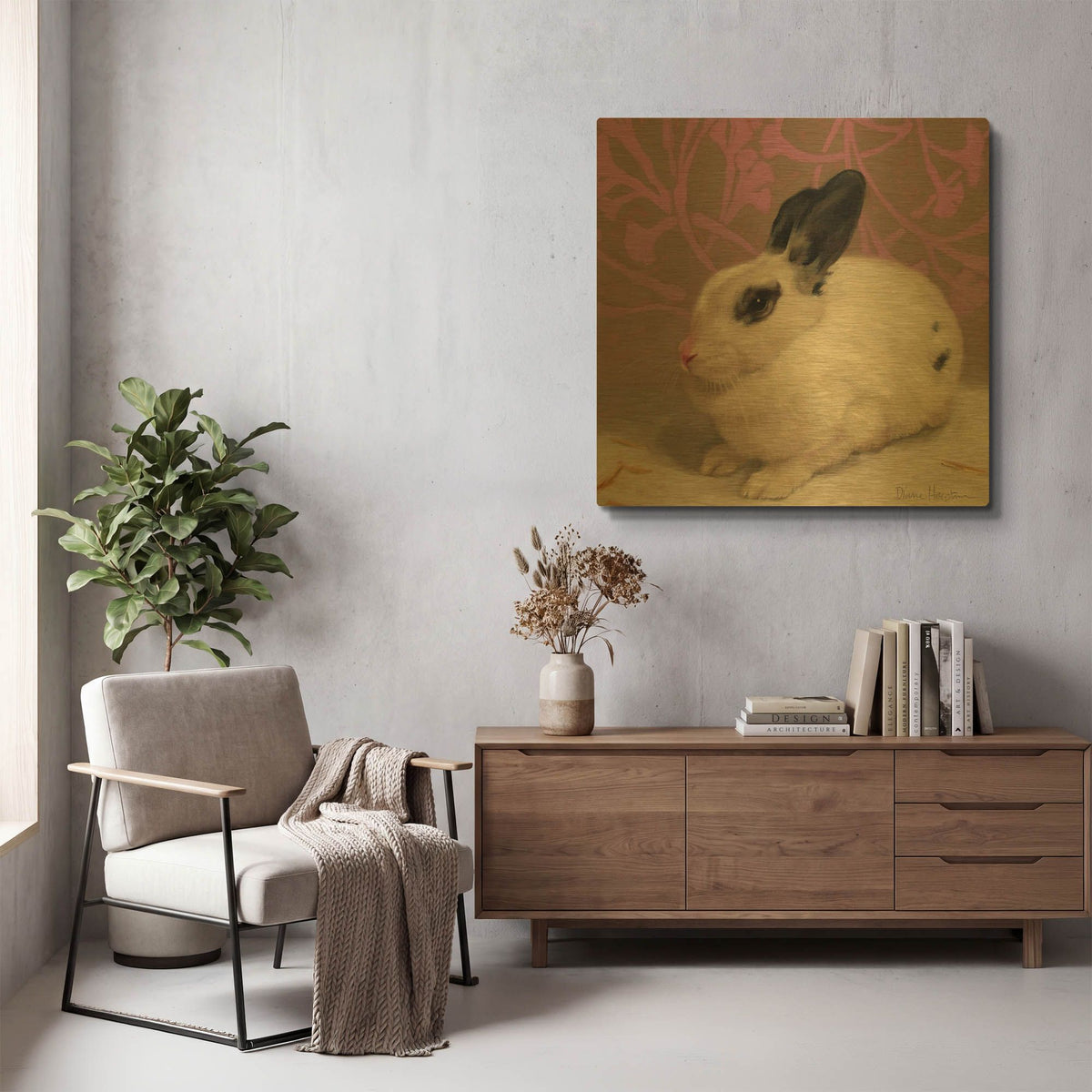 'The Sage' By Diane Hoeptner Gold Metal Wall Art