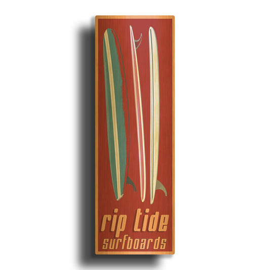 'Rip Tide' By Edward M. Fielding Gold Metal Wall Art
