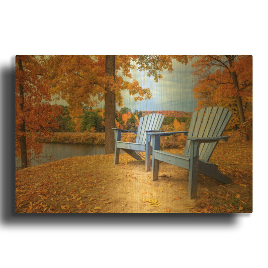 'Autumn Splendor' By Edward M. Fielding Gold Metal Wall Art