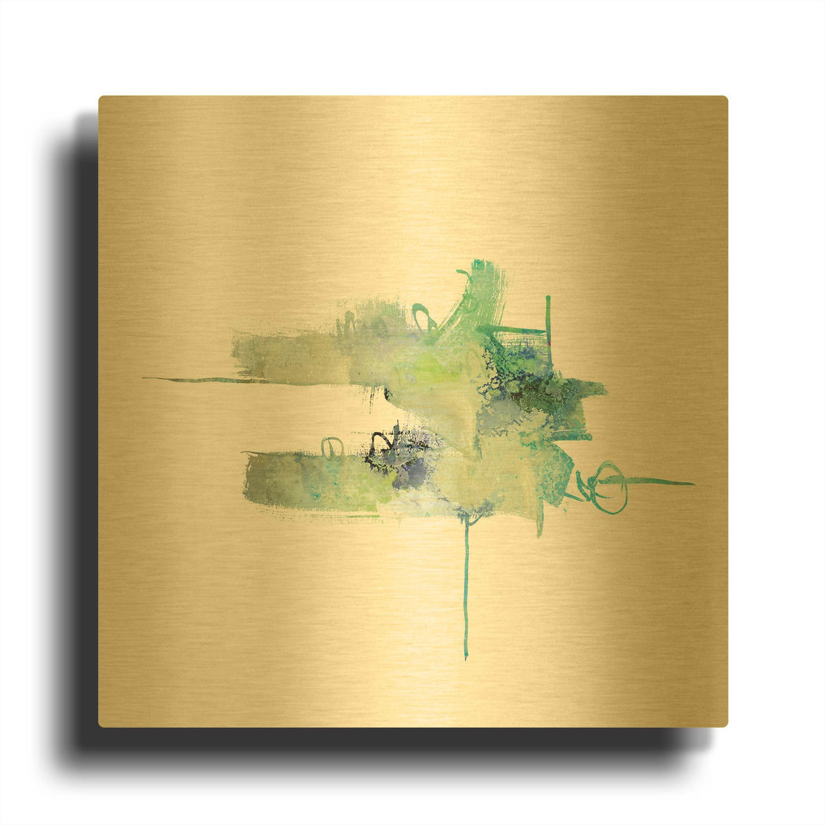 'Eastern Visions 11' By Jaclyn Frances Gold Metal Wall Art