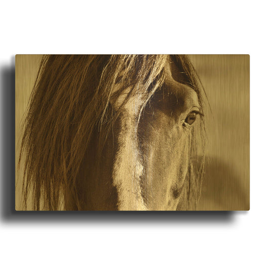 'Amante' By Lisa Dearing Gold Metal Wall Art