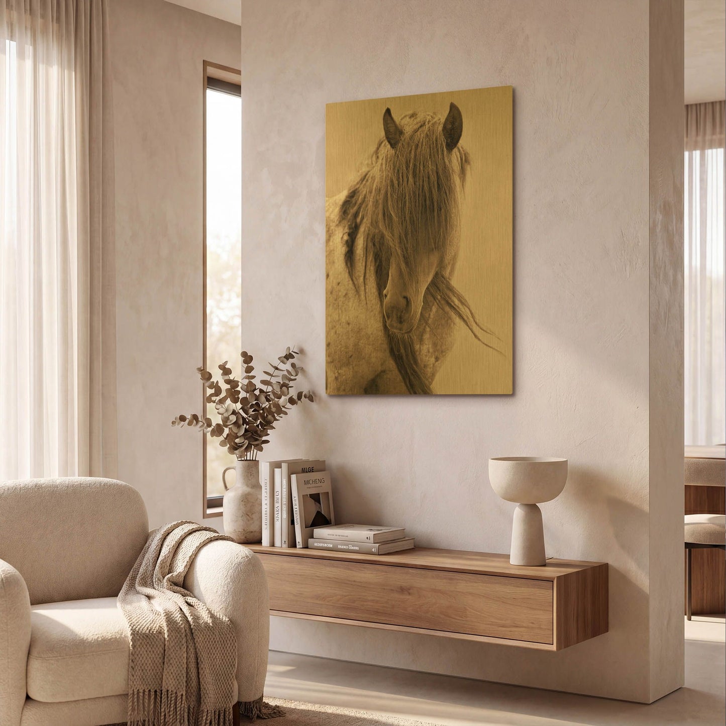 'Freedom' By Lisa Dearing Gold Metal Wall Art
