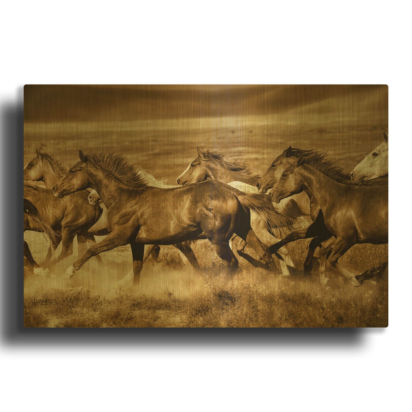 'Unbroken' By Lisa Dearing Gold Metal Wall Art