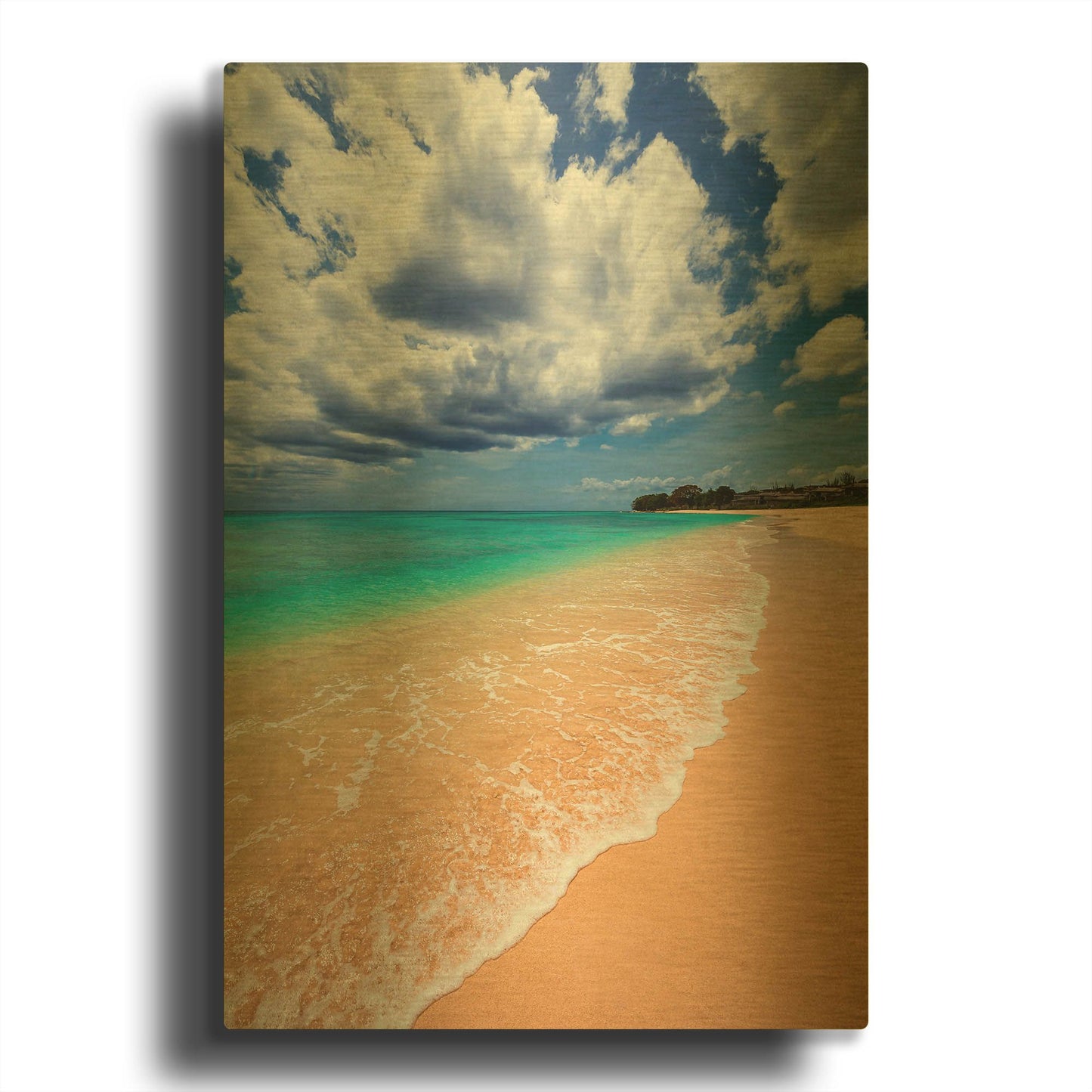 'A Perfect Day' By Lizzy Davis Gold Metal Wall Art
