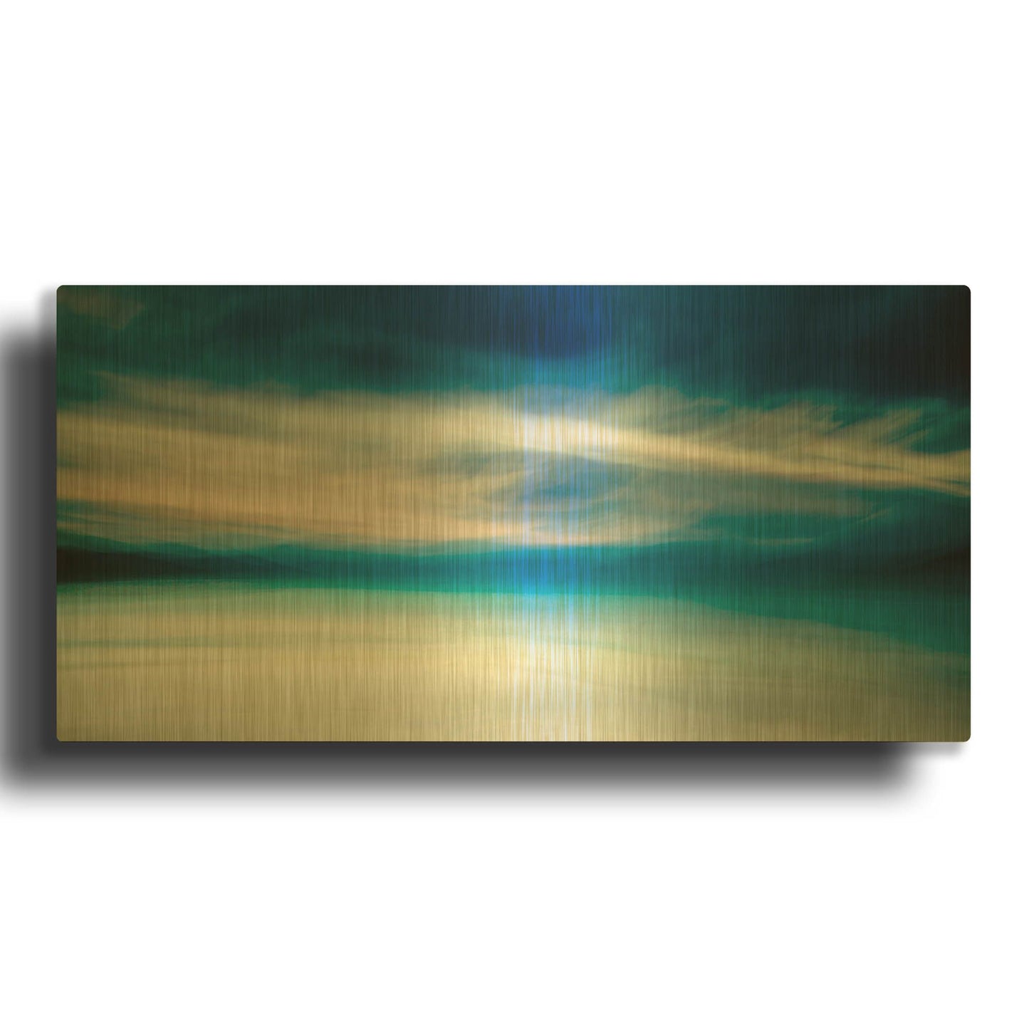 'Singing Hills' By Lynne Douglas Gold Metal Wall Art