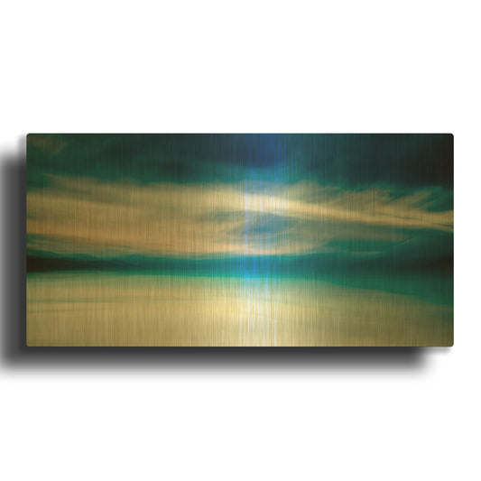 'Singing Hills' By Lynne Douglas Gold Metal Wall Art