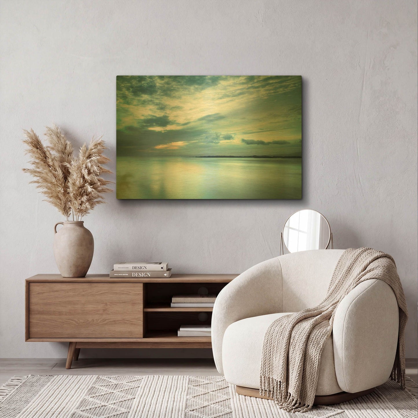 'The Promise' By Lynne Douglas Gold Metal Wall Art