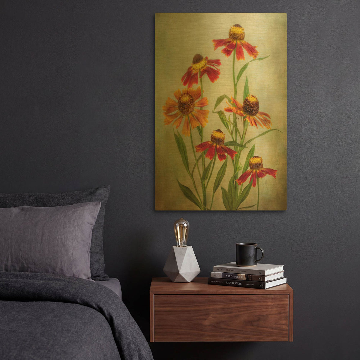 'Cabaret' By Mandy Disher Gold Metal Wall Art