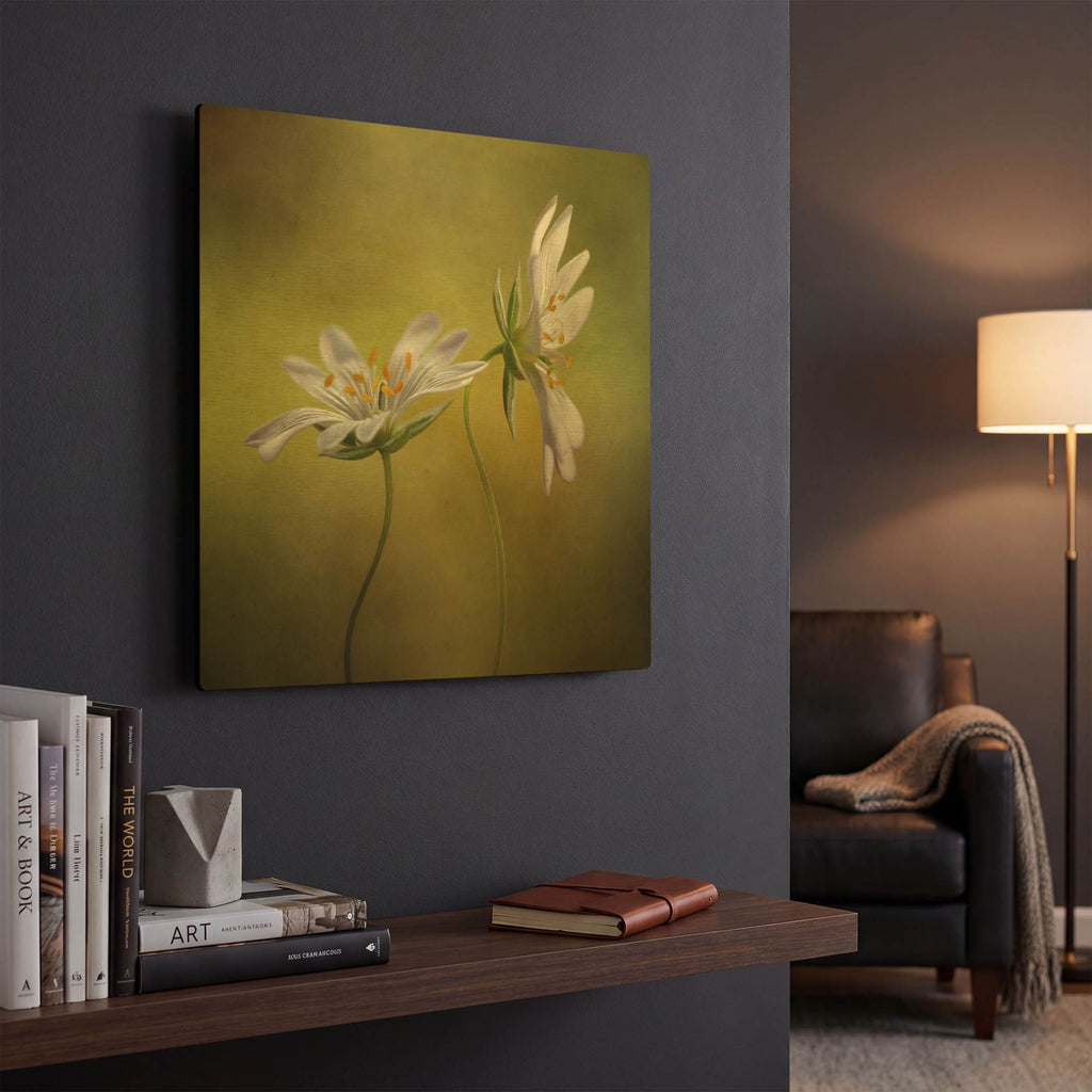 'Echo' By Mandy Disher Gold Metal Wall Art