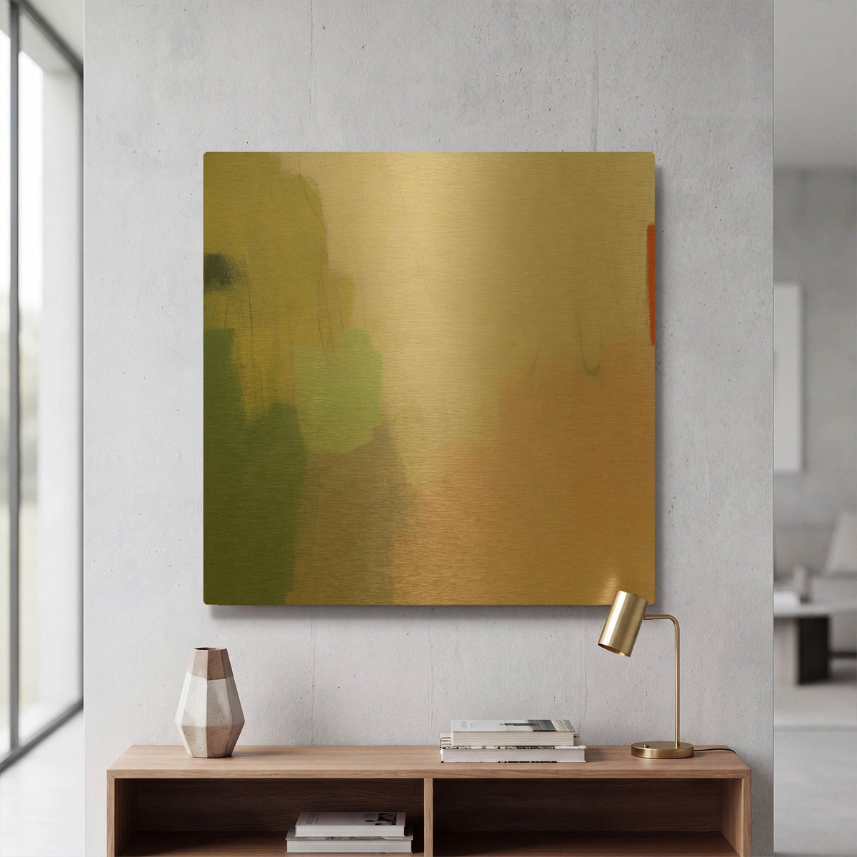 'Lemon Ambrosia' By Melissa Donoho Gold Metal Wall Art
