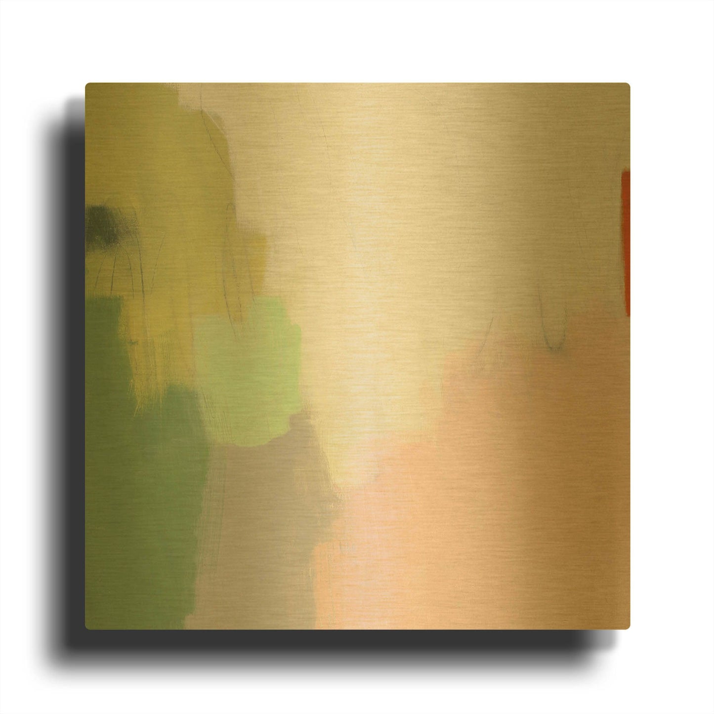 'Lemon Ambrosia' By Melissa Donoho Gold Metal Wall Art