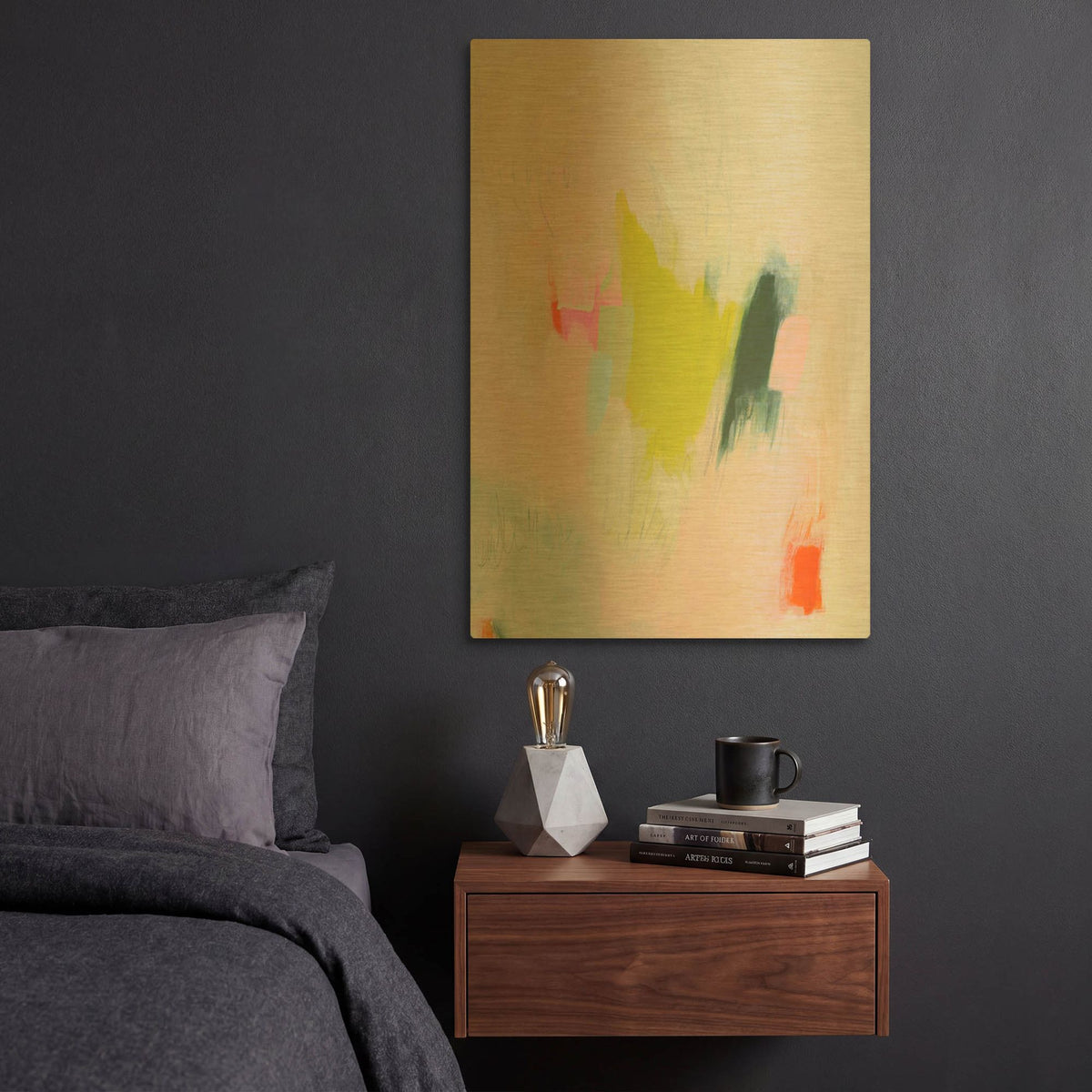 'Lucia' By Melissa Donoho Gold Metal Wall Art
